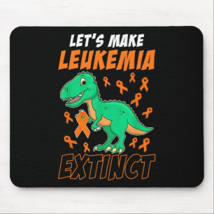 Leukaemia Dinosaur Orange Ribbon Haematologist Rep Mouse Pad