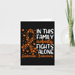Leukaemia Family Support Leukaemia Awareness Card