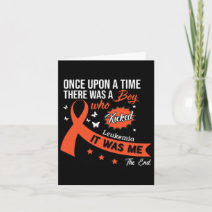 Leukaemia Fight Cancer Ribbon 11 Card