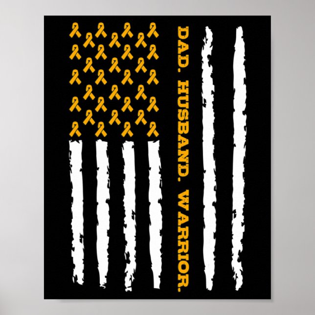 Leukaemia  For Men Cancer Leukaemia Awareness Poster (Front)