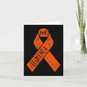 Leukaemia Gifts For Women Fck Cancer Chemo F Cance Card