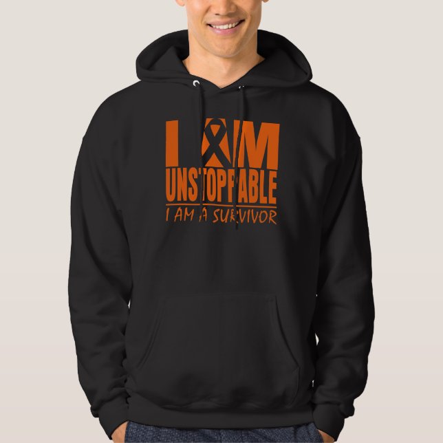 Leukaemia I Am Unstoppable Hoodie (Front)