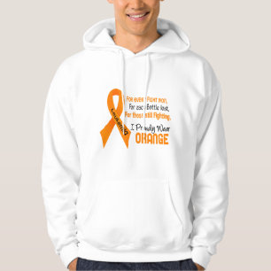 Leukaemia I Proudly Wear Orange Hoodie