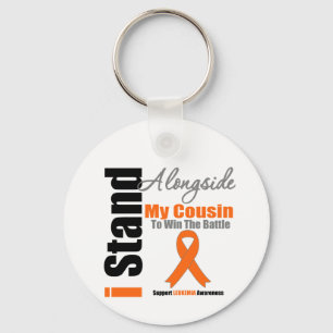 Leukaemia I Stand Alongside My Cousin Key Ring