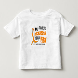 Leukaemia I Wear Orange For ME 37 Toddler T-Shirt