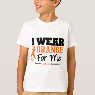 Leukaemia I Wear Orange For Me T-Shirt