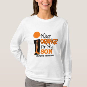 Leukaemia I WEAR ORANGE FOR MY SON 9 T-Shirt