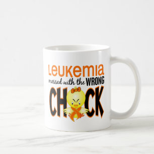 Leukaemia Messed With The Wrong Chick Coffee Mug