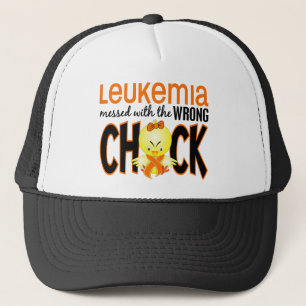 Leukaemia Messed With The Wrong Chick Trucker Hat