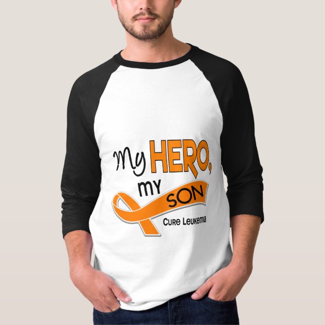 Leukaemia MY HERO MY SON 42 T-Shirt (Front)