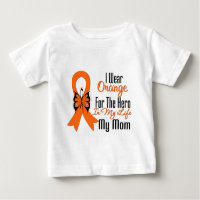 Leukaemia Orange Ribbon Hero My Mum