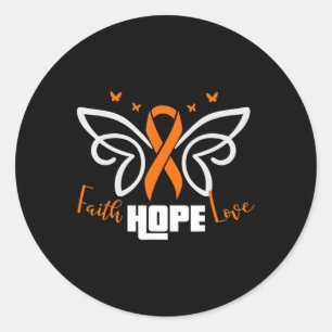 leukaemia Outfit Gift for a leukaemia Cancer Patie Classic Round Sticker