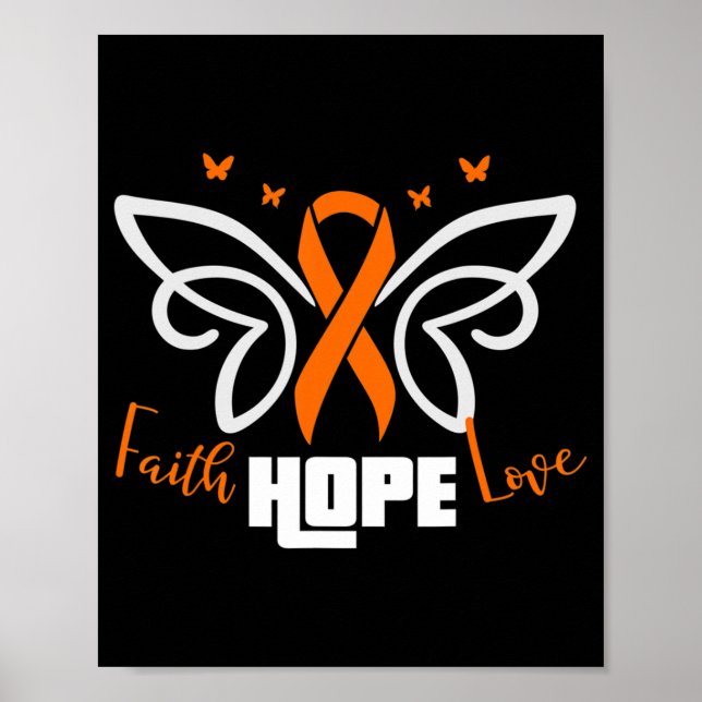 leukaemia Outfit Gift for a leukaemia Cancer Patie Poster (Front)