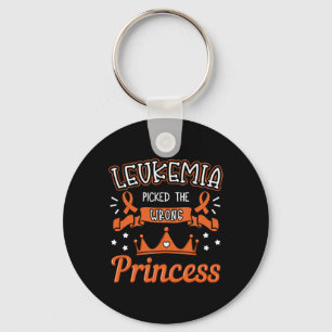 Leukaemia Picked The Wrong Princess Cancer Awarene Key Ring