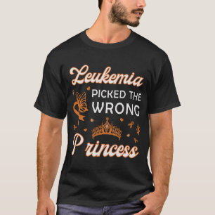 Leukaemia Picked The Wrong Princess Gift For Cance T-Shirt