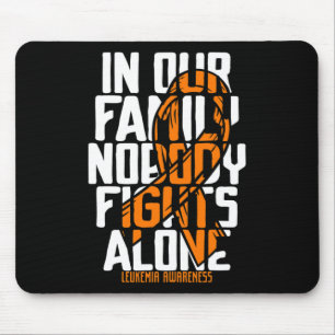 Leukaemia Support Blood Cancer Tee Family Leukaemi Mouse Pad