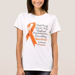 Leukaemia Support Strong Survivor T-Shirt