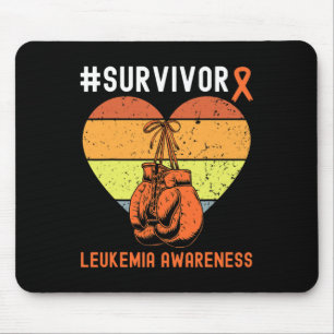 Leukaemia Survivor Blood Cancer Awareness Retro Mouse Pad