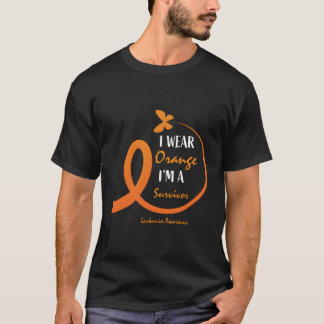 Leukaemia Survivor Gifts Women Men Kids Awareness  T-Shirt