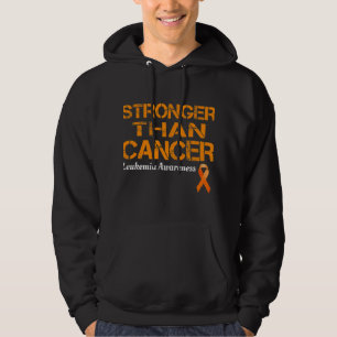 Leukaemia Survivor Stronger Than Cancer Leukaemia  Hoodie