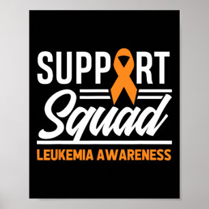 Leukaemia Warrior Support Squad Leukaemia Cancer A Poster