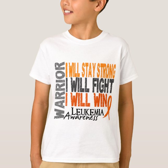 Leukaemia Warrior T-Shirt (Front)