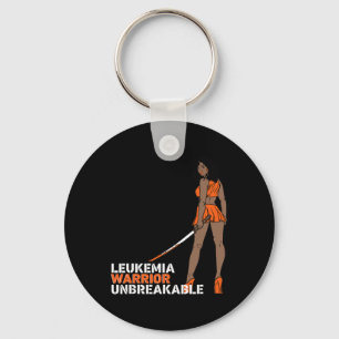 Leukaemia Warrior Unbreakable Blood Cancer Awarene Key Ring