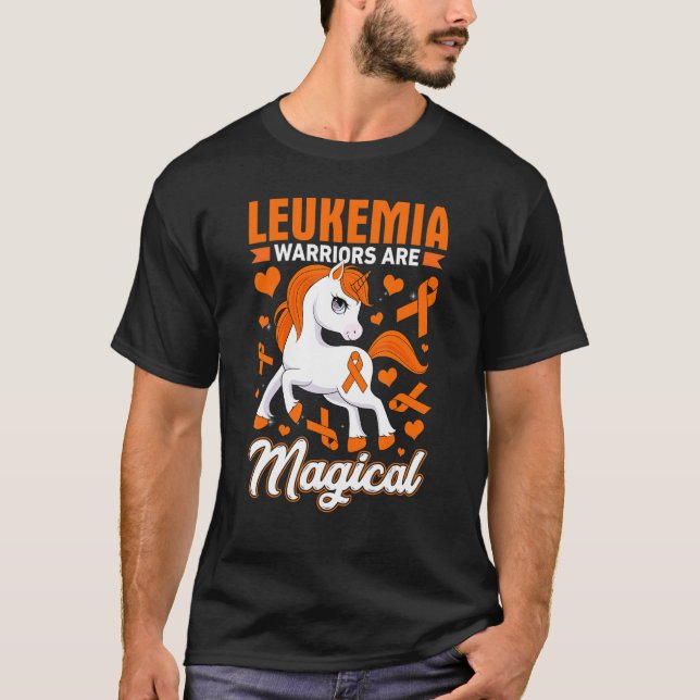 Leukaemia Warriors Are Magical Awareness Month Uni T-Shirt (Front)