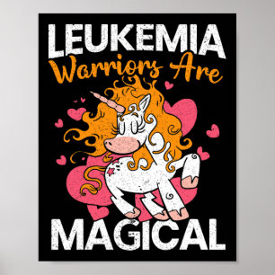 Leukaemia Warriors Are Magical Unicorn Leukaemia A Poster