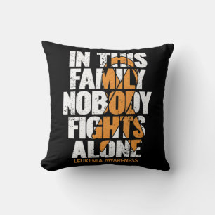 Leukemia Awareness Family Support Leukemia Awaren Cushion