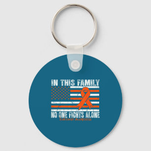 Leukemia Awareness Orange Ribbon Flag Usa Leukemia Key Ring