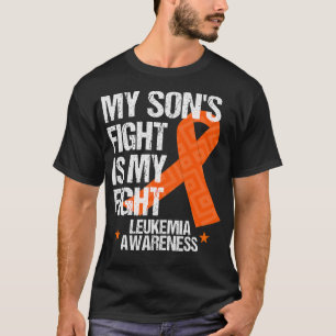 Leukemia Awareness Son Fight Orange Ribbon T-Shirt