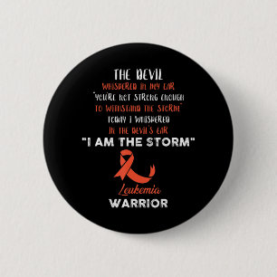 Leukemia Fight Cancer Ribbon 4 6 Cm Round Badge