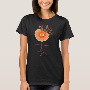 Leukemia Survivor tshirt Leukemia t shirt flower c