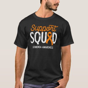 Leukemia Warrior Support Squad Survivor Awareness T-Shirt