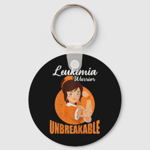 Leukemia Warrior Unbreakable Blood Cancer Awarenes Key Ring