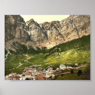 Leukerbad, Valais, Alps of, Switzerland vintage Ph Poster