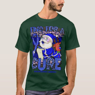 Leukodystrophies Awareness leopard christmas cure T-Shirt