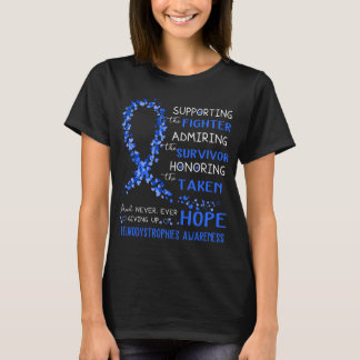 Leukodystrophies Warrior Supporting Fighter T-Shirt