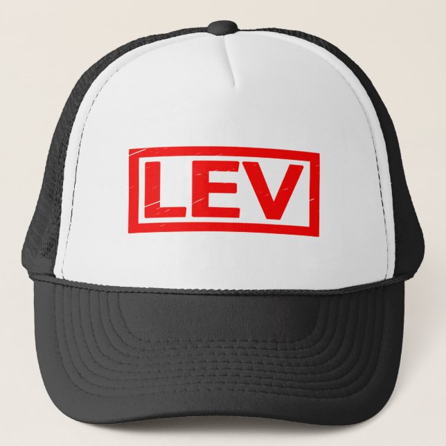Lev Stamp Trucker Hat (Front)