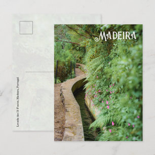 Levada das 25 Fontes, Madeira Travel Postcard