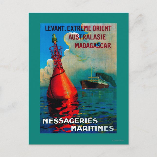 Levant Extreme Orient Vintage PosterEurope Postcard (Front)