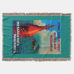 Levant Extreme Orient Vintage PosterEurope Throw Blanket