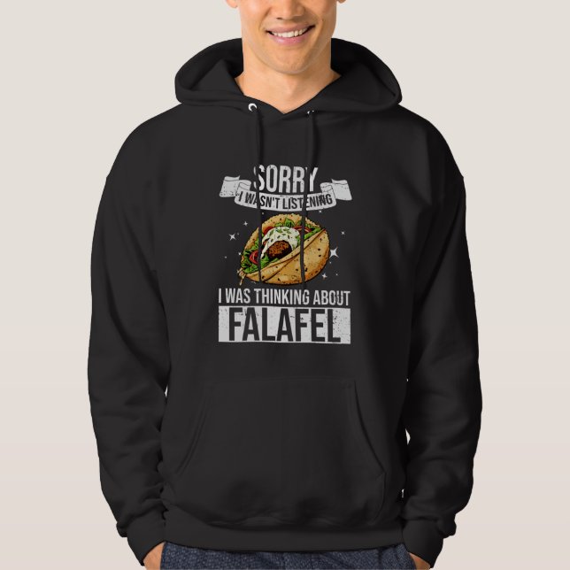 Levantine Food Arabic Chef Kebap Falafel Hoodie (Front)