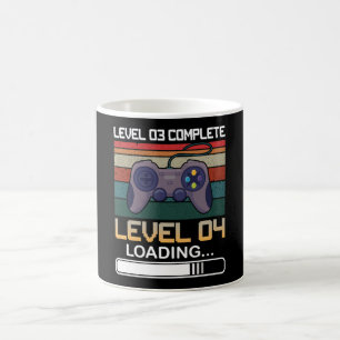 Level 03 Complete Level 04   Birthday Video Game Coffee Mug