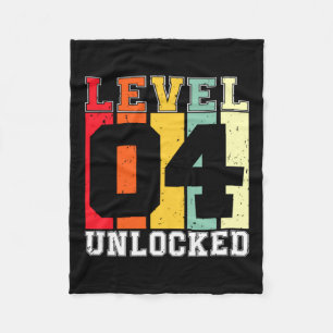 Level 04 Unlock Fleece Blanket