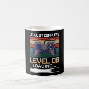 Level 07 Complete Level 08   Birthday Video Game Coffee Mug