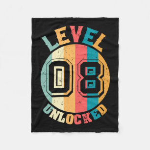 Level 08 Unlock Fleece Blanket