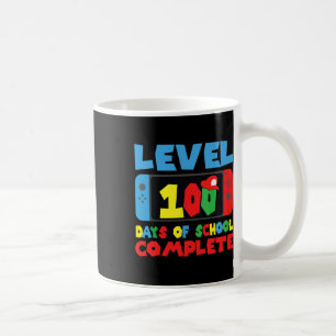 Level 100 Days Of School Complete Video Games Boys Coffee Mug