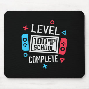 Level 100 Days Of School Complete Videos Game Smar Mouse Pad